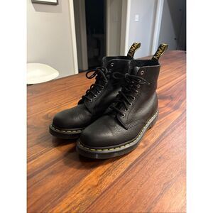 Dr. Martens Men's Black Pebbled Leather 1460 Pascal Bex Boots Size 8 NWOT